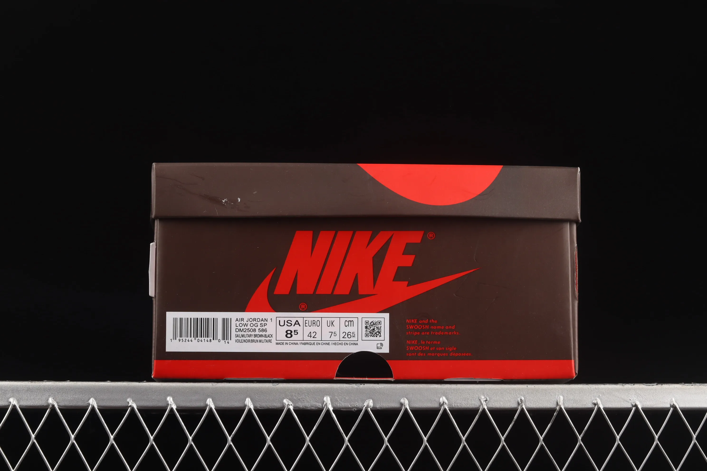 All Categories Air Jordan Jordan Series Basketball Shoes Air Jordan 1 Low Travis Scott x Air Jordan 1 Low OG AJ1 Joe 1 Overhook White Brown Suede Low-top Basketball Shoes DM2508-586